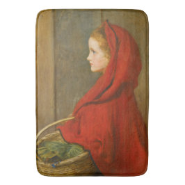Red Riding Hood (von John Everett Millais) Badematte