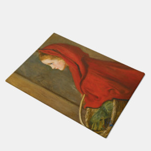 Red Riding Hood (von John Everett Millais) Fußmatte