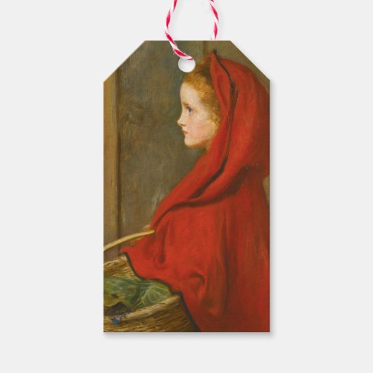 Red Riding Hood (von John Everett Millais) Geschenkanhänger (Vorderseite)