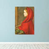 Red Riding Hood (von John Everett Millais) Leinwanddruck (Insitu (Holzboden))