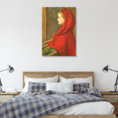 Red Riding Hood (von John Everett Millais) Leinwanddruck (Insitu (Schlafzimmer))