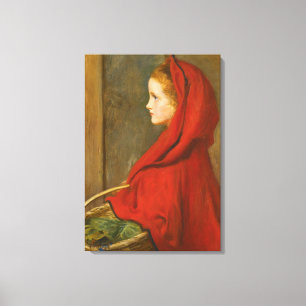 Red Riding Hood (von John Everett Millais) Leinwanddruck