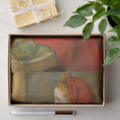 Red Riding Hood (von John Everett Millais) Seidenpapier (Geschenk)