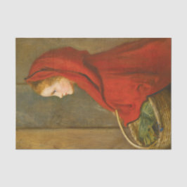 Red Riding Hood (von John Everett Millais) Seidenpapier