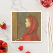 Red Riding Hood (von John Everett Millais) Serviette (Beispiel)