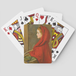 Red Riding Hood (von John Everett Millais) Spielkarten