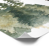 Red Riding Hood Wolf Art Print Poster (Ecke)