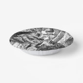 Red Riding Hood Wolf Forest Fairy Tale Birthday Pappteller (Gewinkelt)