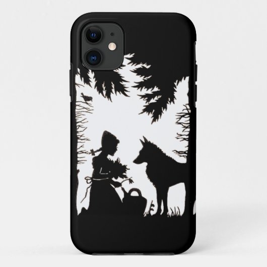 Red Riding Hood Wolf Woods Case-Mate iPhone Hülle (Rückseite)