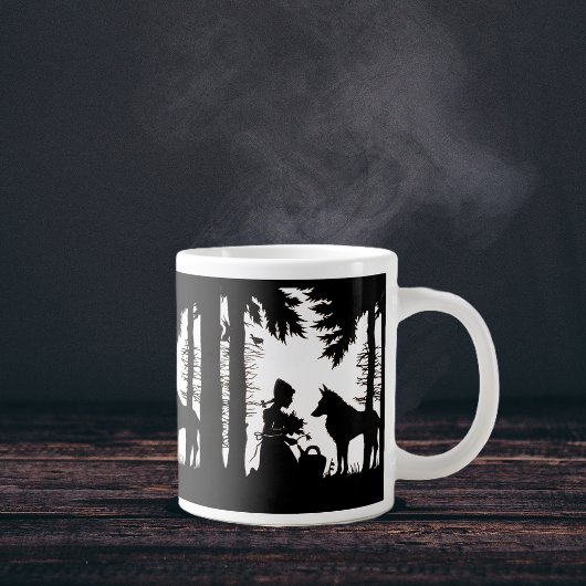 Red Riding Hood Wolf Woods Jumbo-Tasse