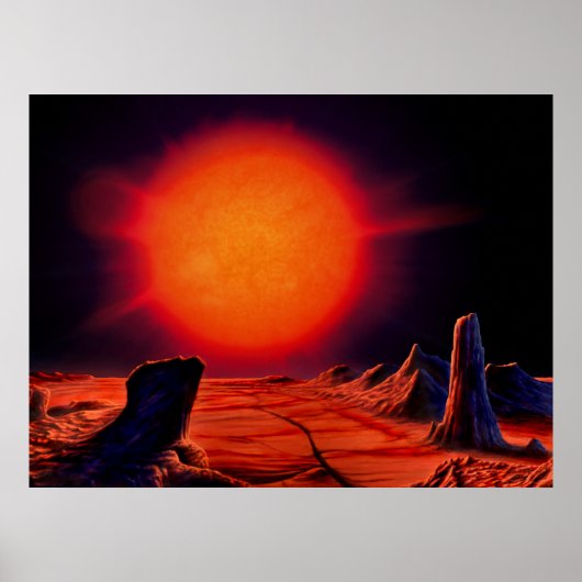 Red Riese Sun Poster (Vorne)