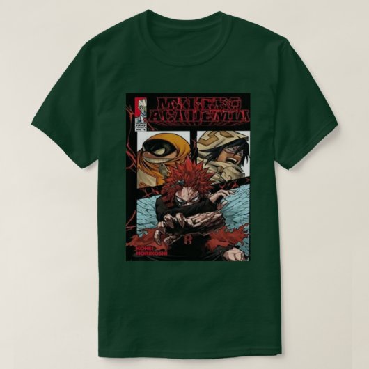 Red Riot Kirishima Eijirou 8 T-Shirt (Design vorne)