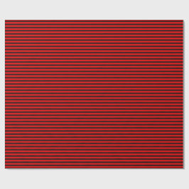 Red Ripple Wrapping Paper Geschenkpapier