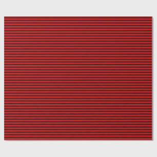 Red Ripple Wrapping Paper Geschenkpapier