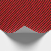 Red Ripple Wrapping Paper Geschenkpapier (Ecke)