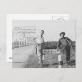 Red River Bridge Postkarte (Vorne/Hinten)