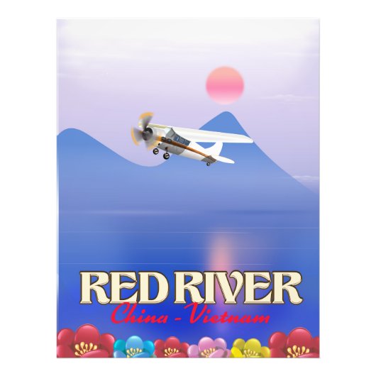 Red River Cambodia Vacation Poster (Vorne)