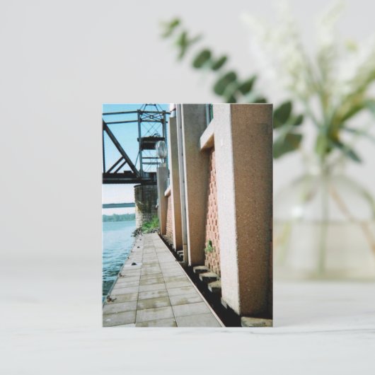 Red River Dock Postkarte (Stehend Vorderseite)