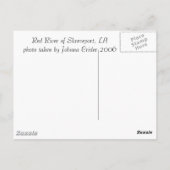 Red River Dock Postkarte (Rückseite)