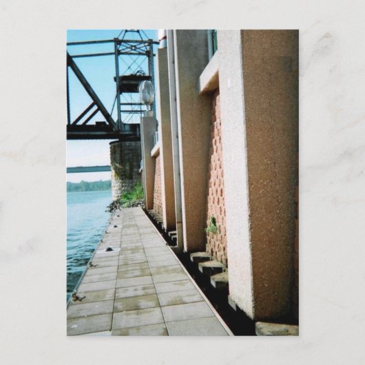 Red River Dock Postkarte (Vorderseite)