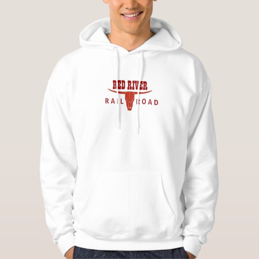 Red River Eisenbahn Hoodie (Vorderseite)