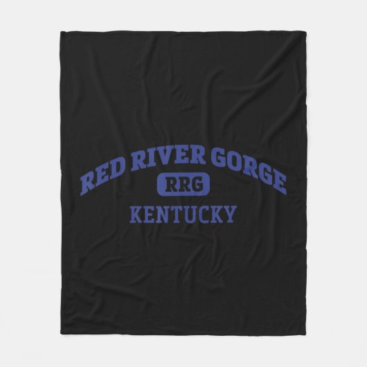 Red River Gorge College Style Rock Climbing Area D Fleecedecke (Vorderseite)