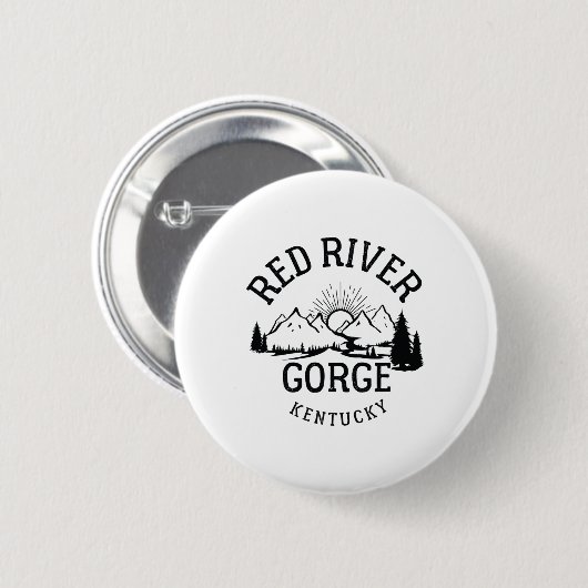 Red River Gorge Hike Kentucky Parks Hiking  Button (Vorne & Hinten)