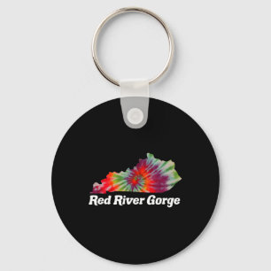 Red River Gorge Klettern Rrg Kentucky Tie Dye Schlüsselanhänger