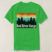 Red River Gorge Retro T-Shirt (Design vorne)