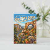 Red River Gorge USA Postkarte (Stehend Vorderseite)