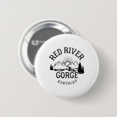 Red River Gorge Wanderung Kentucky Parks Wandern  Button (Vorne & Hinten)