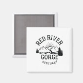 Red River Gorge Wanderung Kentucky Parks Wandern Magnet (Vorderseite/Rückseite)