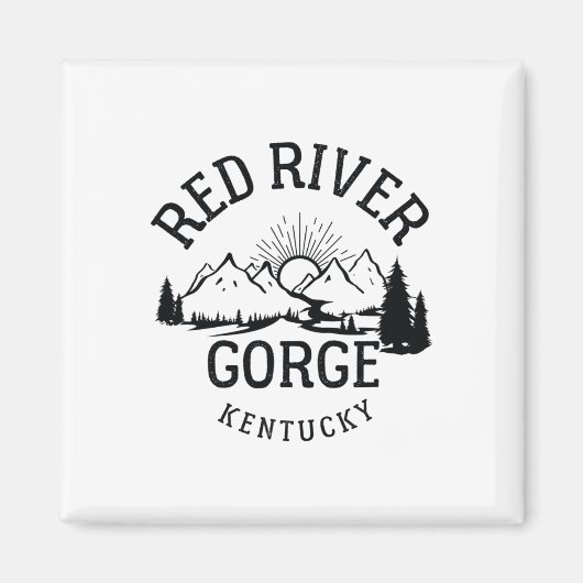 Red River Gorge Wanderung Kentucky Parks Wandern Magnet (Vorne)