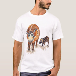 Red River Hog Artwork Men-T - Shirt