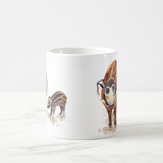 Red River Hog Artwork Tasse (Mittel)