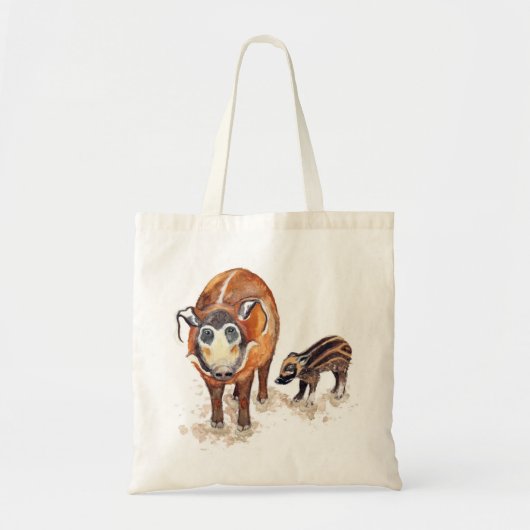 Red River Hog Artwork Tote Bag Tragetasche (Vorne)