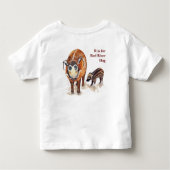 Red River Hog T - Shirt für Babys und Kinder (Rückseite)