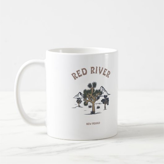 Red River - New Mexico Kaffeetasse (Links)