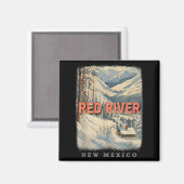 Red River New Mexico Nm Skiing Extravaganza Sd778 Magnet (Vorderseite/Rückseite)