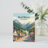 Red River, New Mexico Postkarte (Stehend Vorderseite)