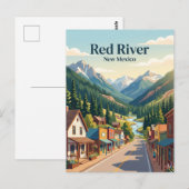 Red River, New Mexico Postkarte (Vorne/Hinten)