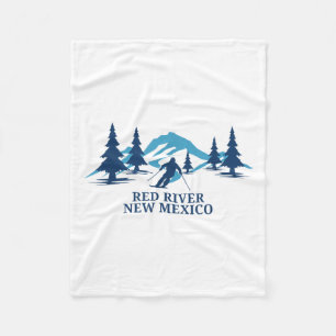 Red River New Mexico Ski Resort Skifahren Ski _1 Fleecedecke