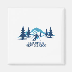 Red River New Mexico Ski Resort Skifahren Ski _1 Magnet