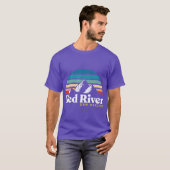 Red River New Mexico USA Ski Resort 1980s Retro T-Shirt (Vorne ganz)
