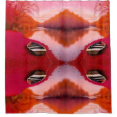 Red River Sunrise Duschvorhang (Vorderseite)