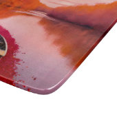 Red River Sunrise Schneidebrett (Ecke)