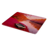 Red River Sunrise Schneidebrett (Ecke)