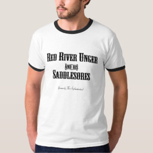 Red River Unger und sein Saddlesores T-Shirt