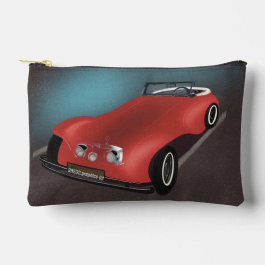 Red Roadster Small Poul Zubehörtasche (Vorderseite)