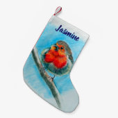 Red Robin Festive Kleiner Weihnachtsstrumpf (Vorderansicht (hängend))